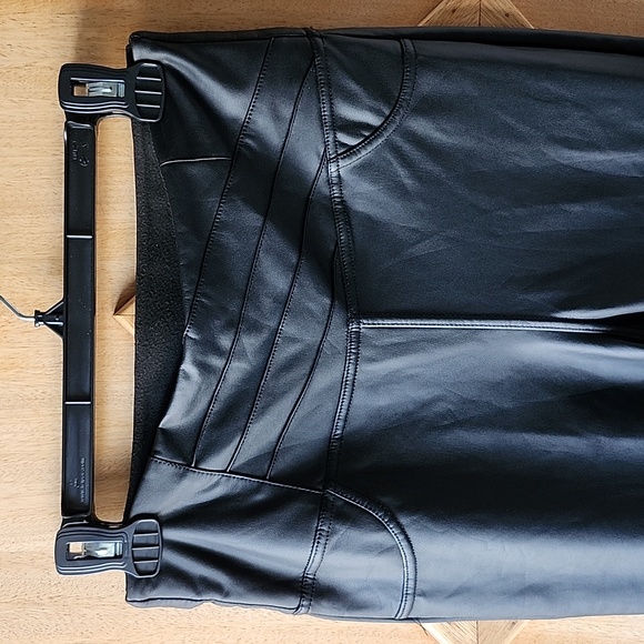 Suzy faux-leather leggings sz S - Picture 2 of 5